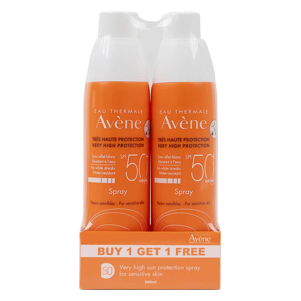Avene SPF50+ Spray 200Ml (1+1)-Offer