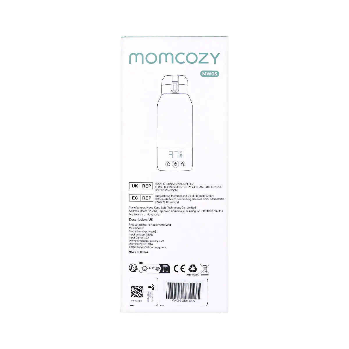 Momcozy Portable Water&Milk Warmer-MW05