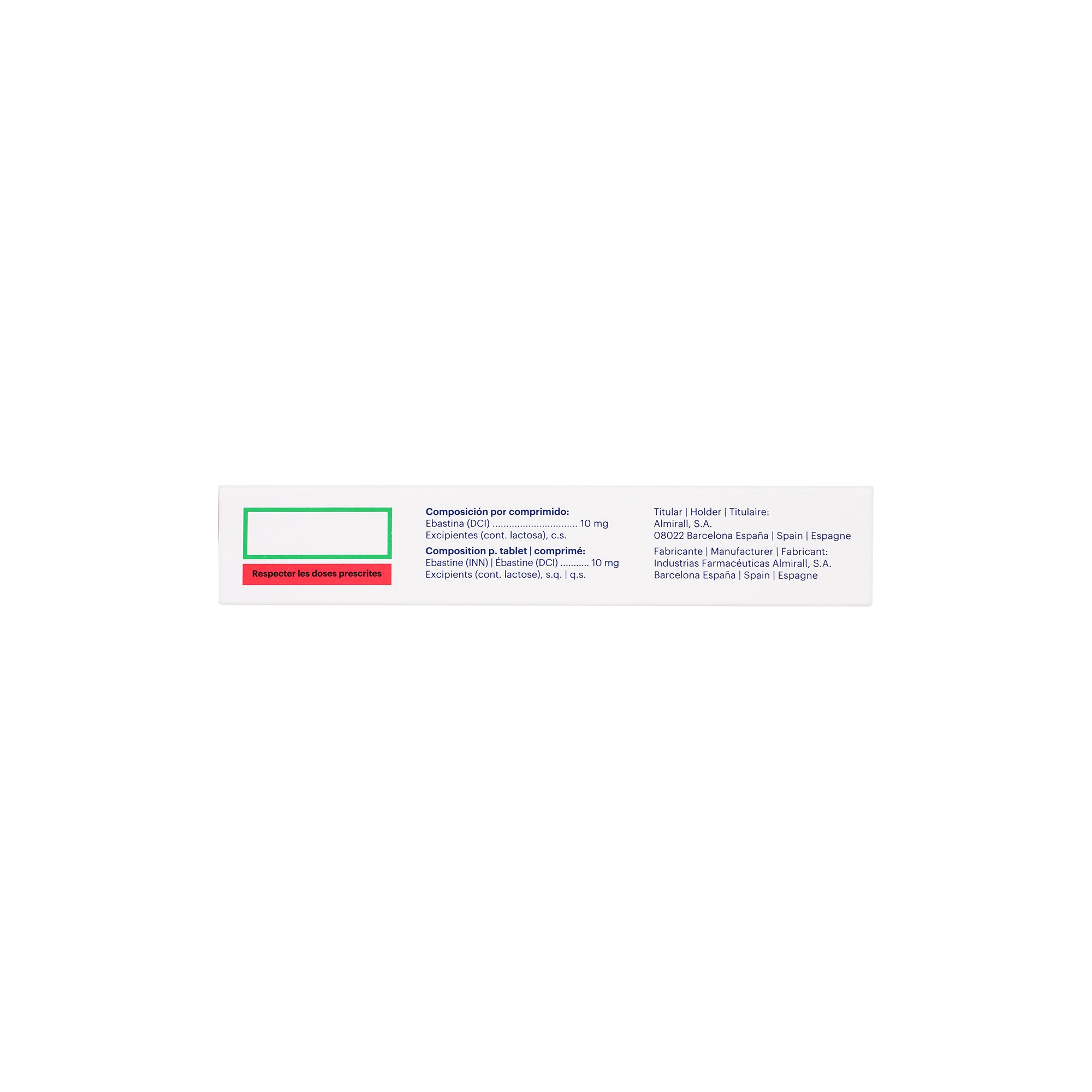 12061-Ebastel 10Mg 20  Tablets +3