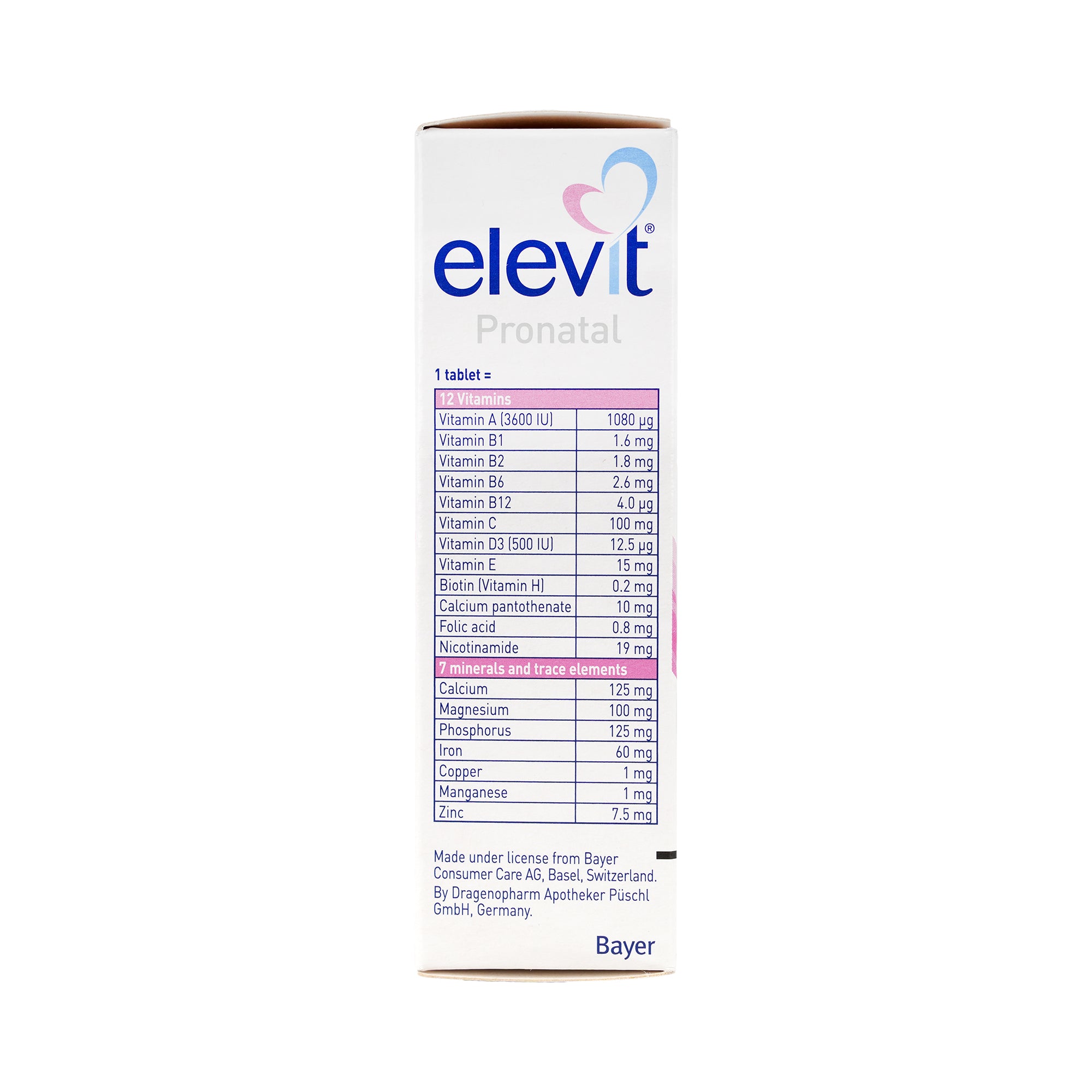 12111-Elevit Pronatal  Tablets 30  Tablets +2