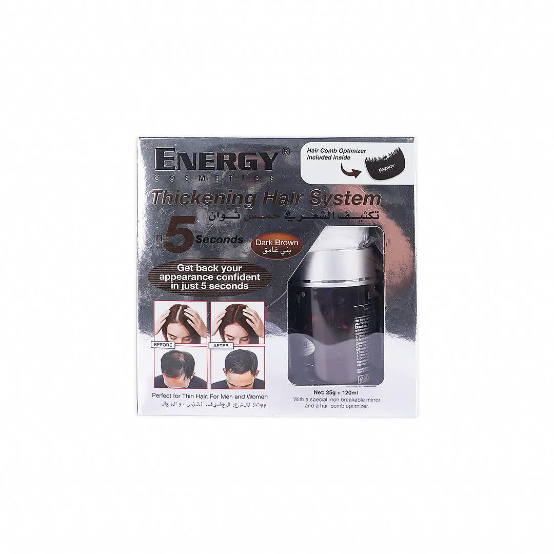 Energy Thickening Hair Kit-Dark Brown