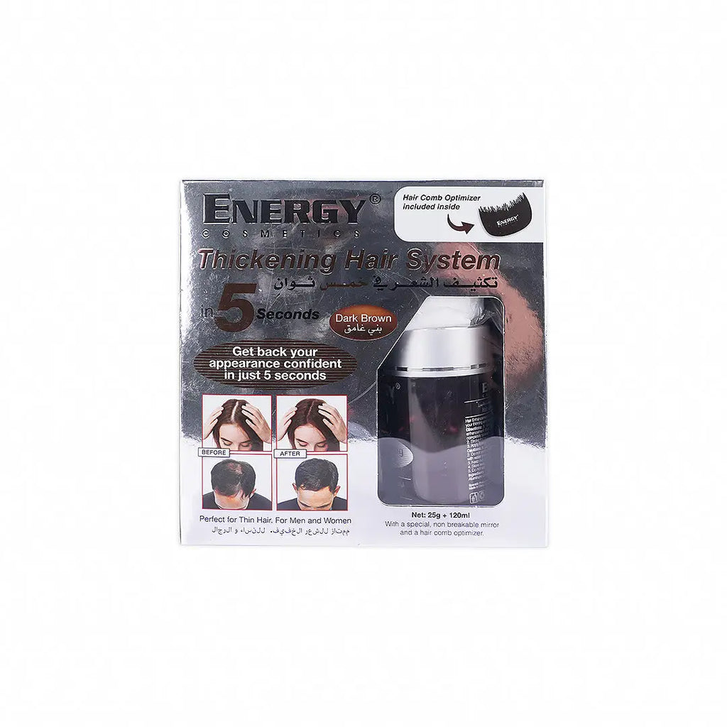 Energy Thickening Hair Kit-Dark Brown