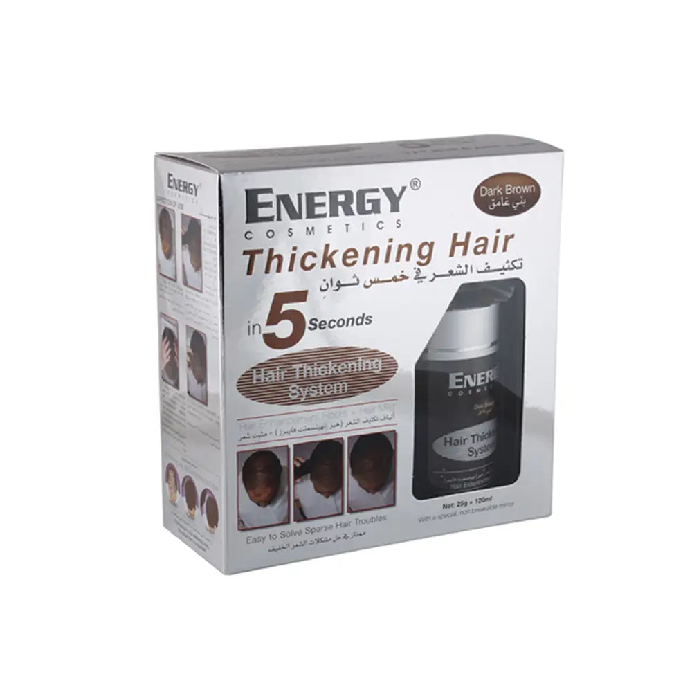 Energy Thickening Hair Kit-Dark Brown