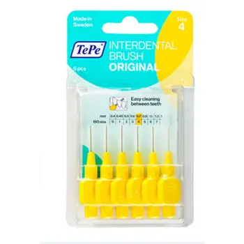 Tepe Interdental Brush Yellow 0.7mm-Size 4