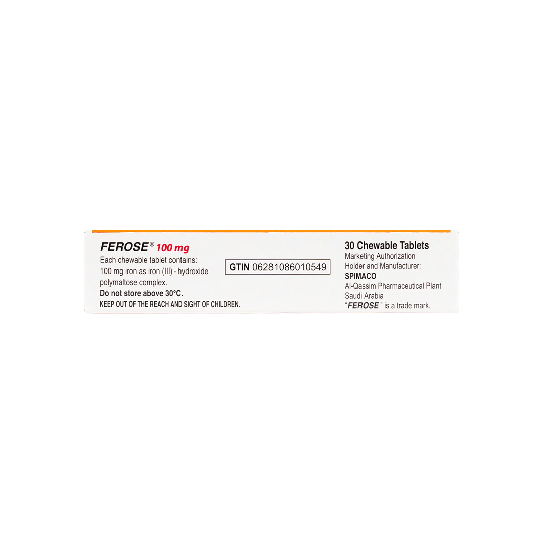 12326-Ferose 100Mg 30 Chewable Tablets +1