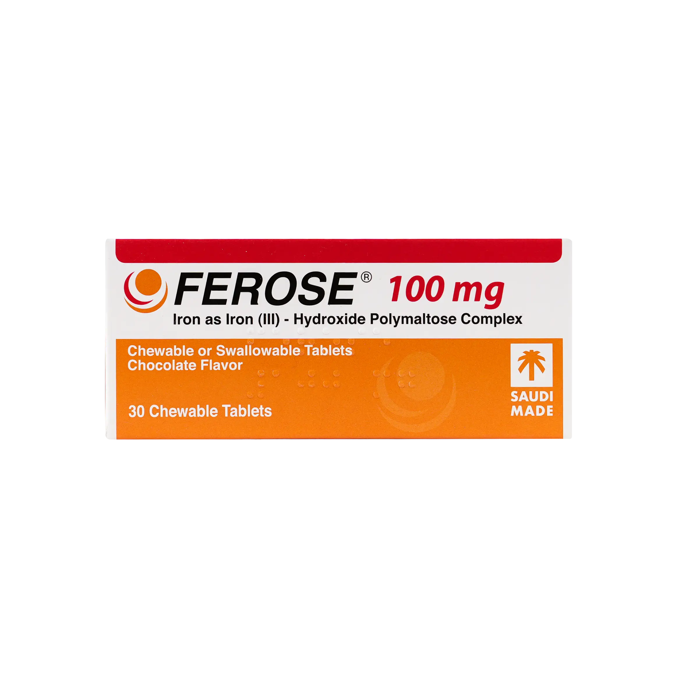 Ferose 100Mg 30 Chewable Tablets