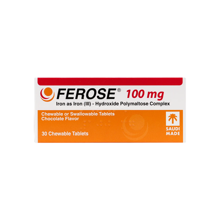 12326-Ferose 100Mg 30 Chewable Tablets