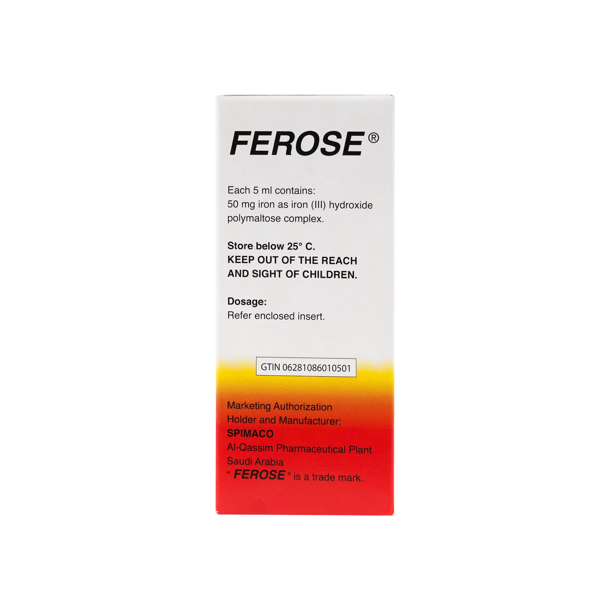 12328-Ferose Syrup 100Ml +1