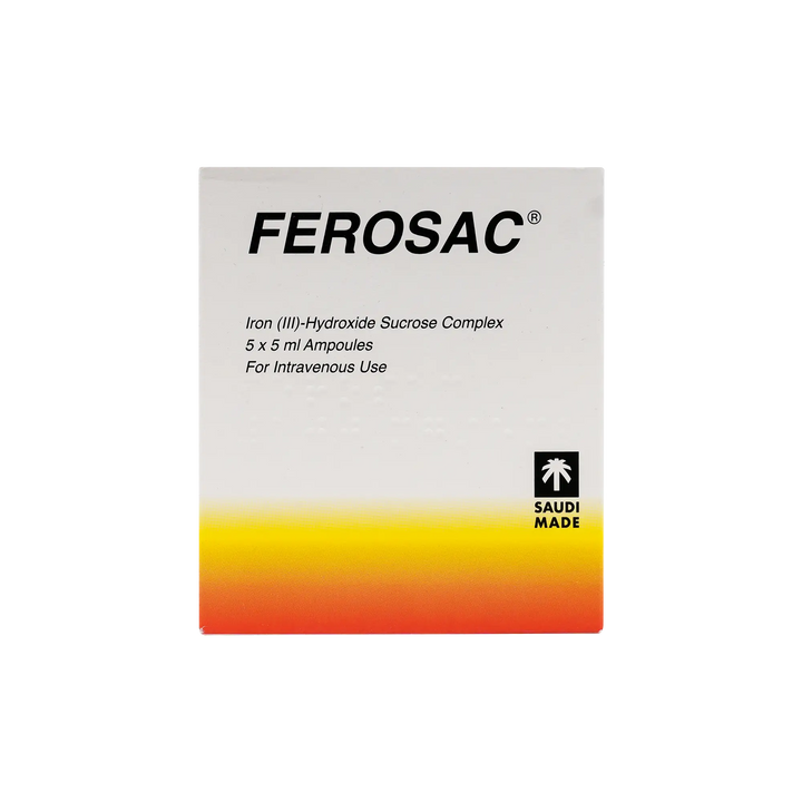 12335-Ferosac Iv 100Mg/5Ml 5Amp