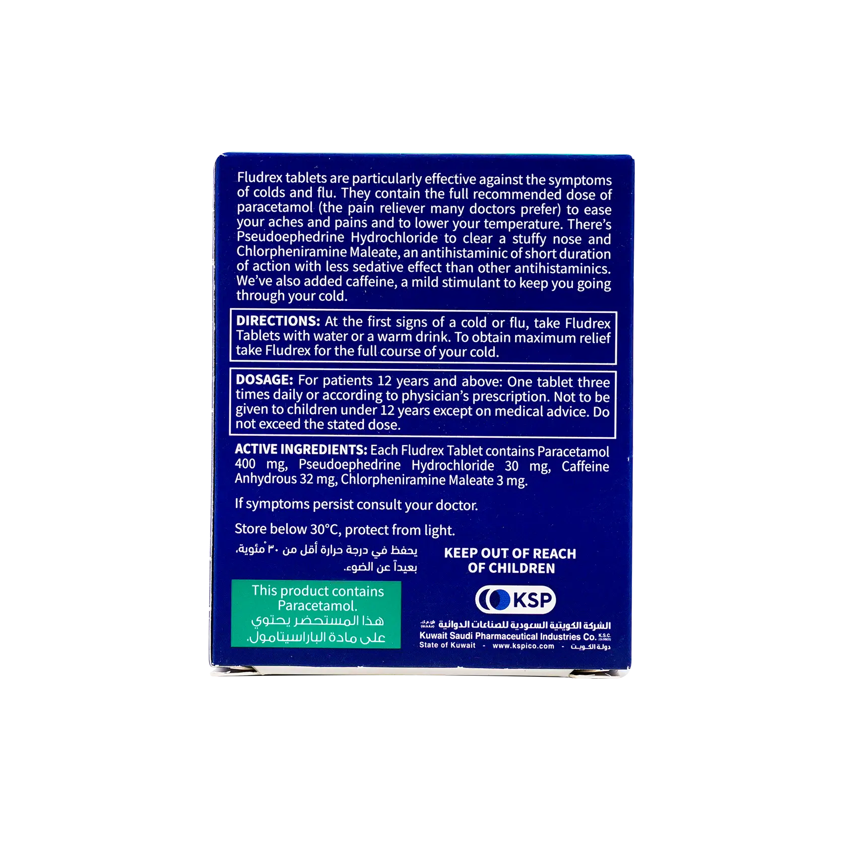 Fludrex Cold & Flu 24 Tablets