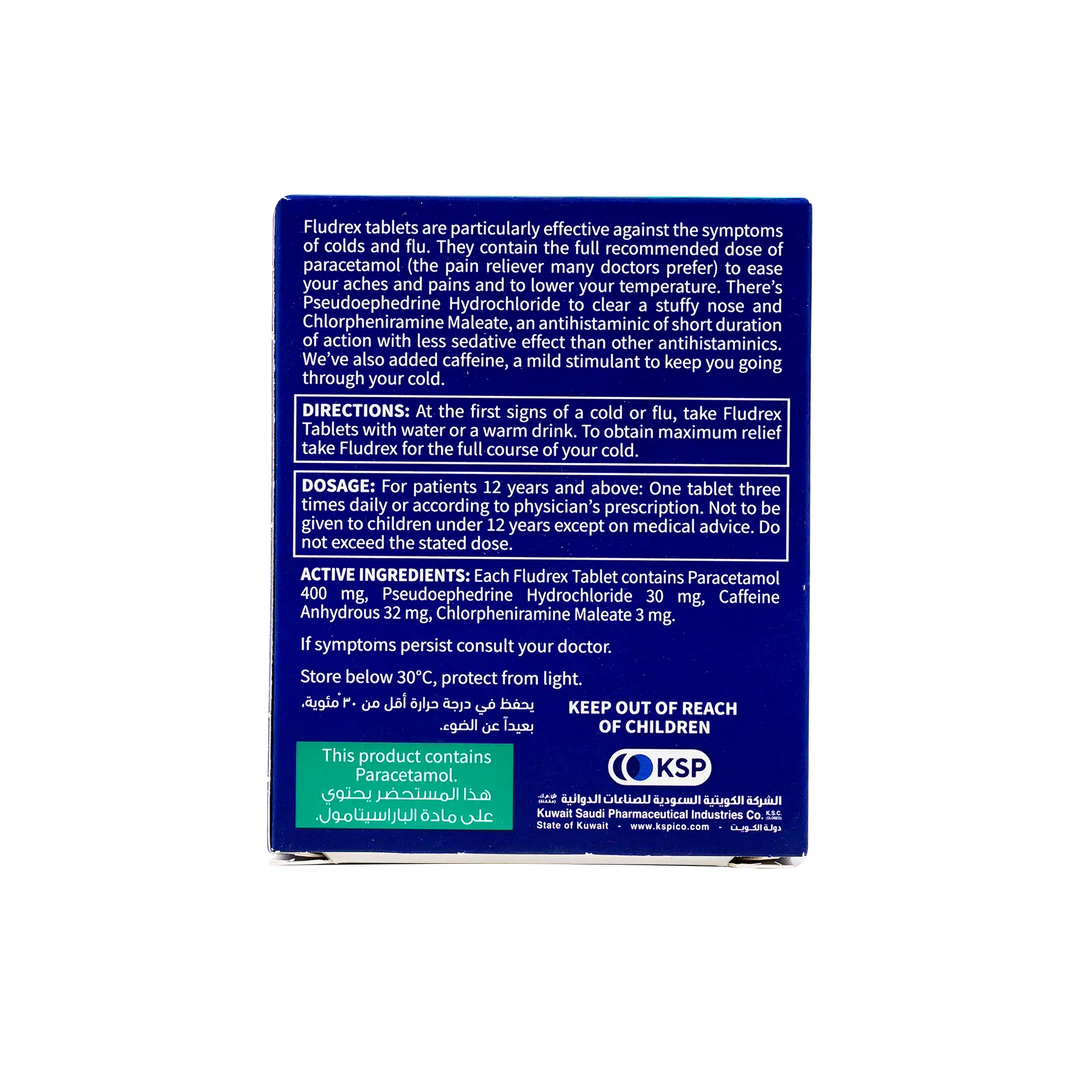 12427-Fludrex Cold &amp; Flu 24 Tablets +2