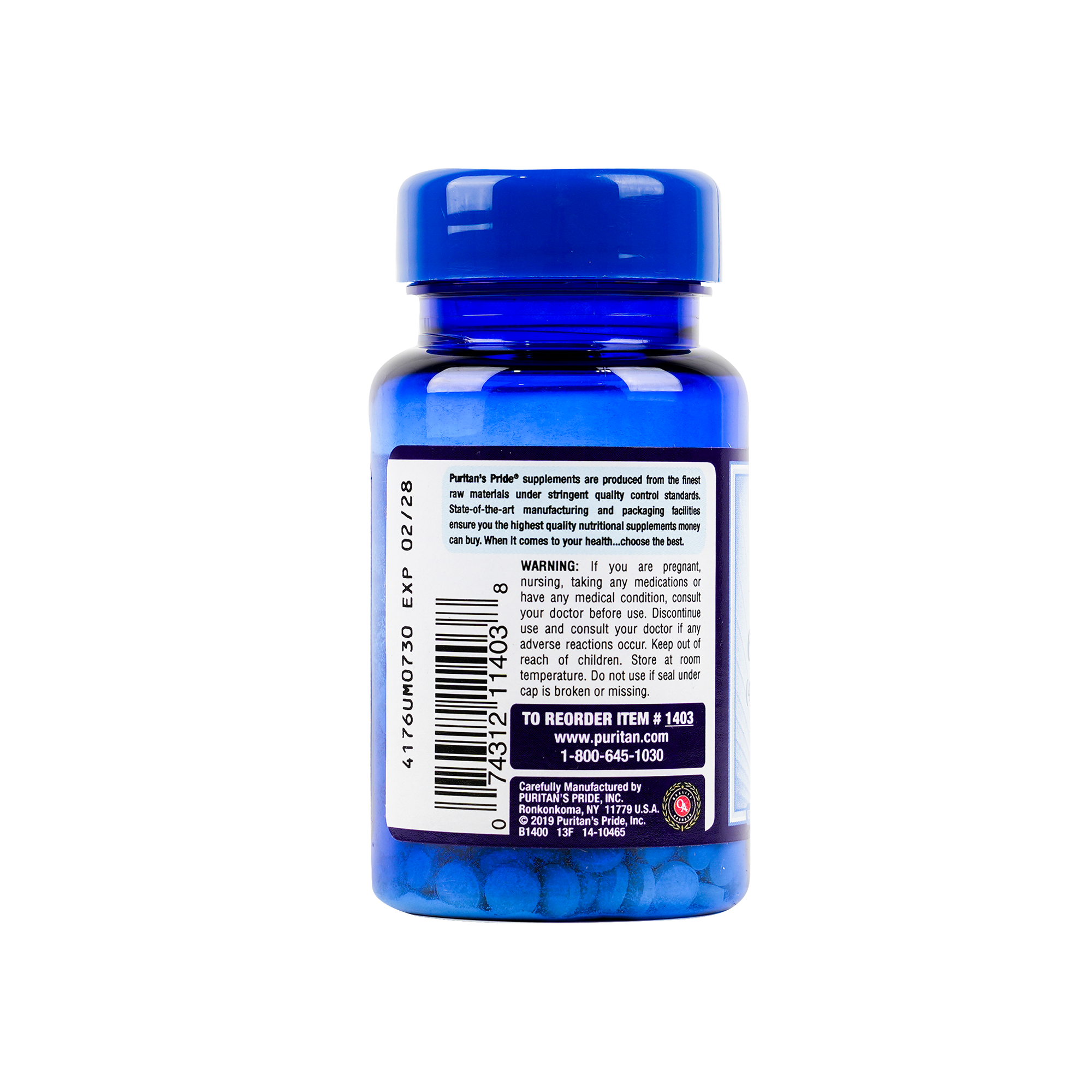 PURITANS PRIDE FOLIC ACID 400MCG 250 TAB