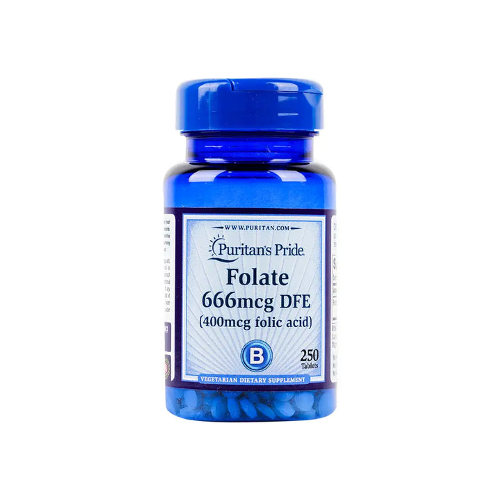 12452-Puritans Pride Folic Acid 400Mcg 250 Tab