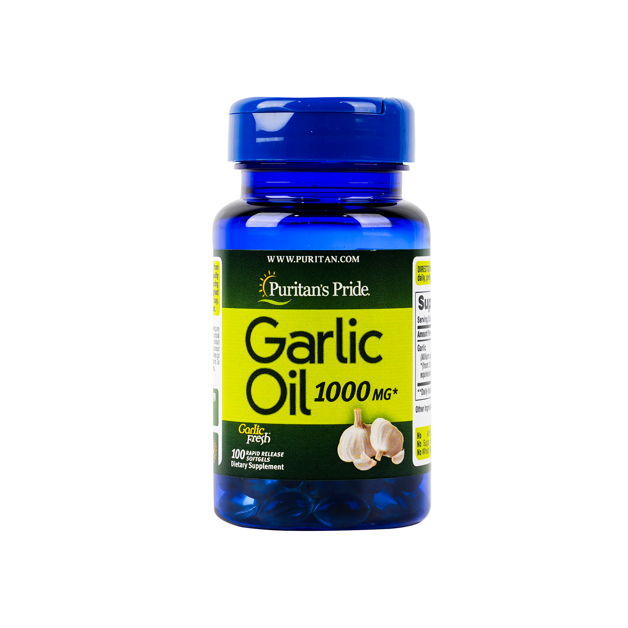 PURITANS PRIDE GARLIC OIL 1000MG 100 CAP