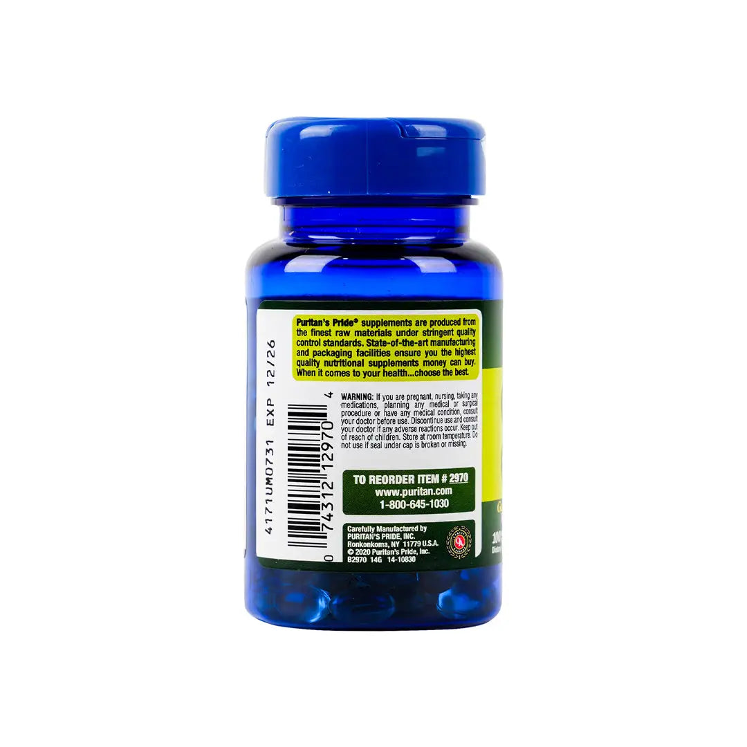 Puritans Pride Garlic Oil 1000Mg 100 Cap