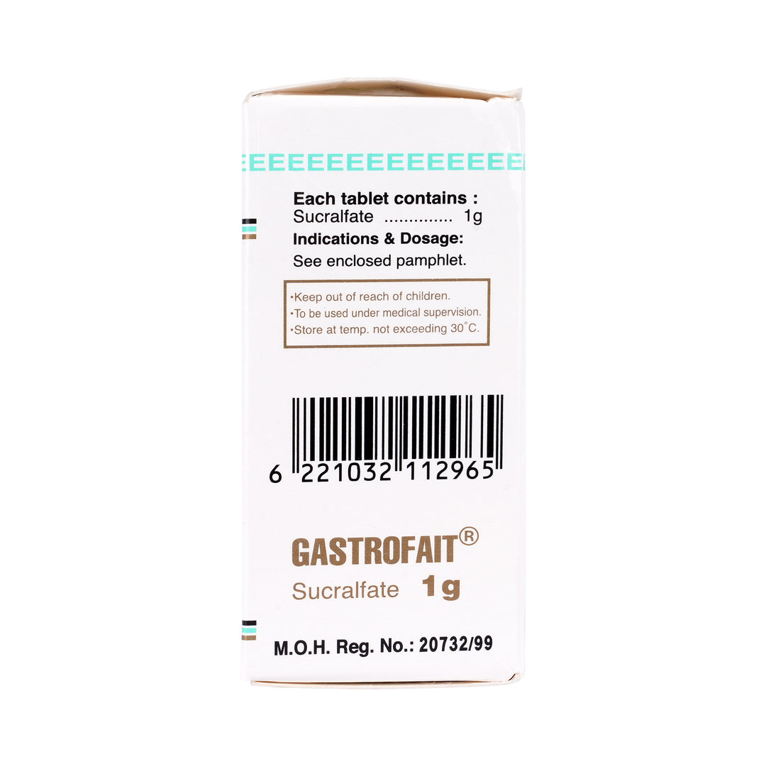 12579-Gastrofait 1Gm 20  Tablets +2