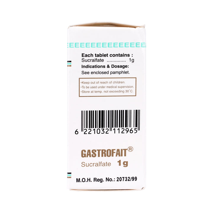 12579-Gastrofait 1Gm 20  Tablets +2