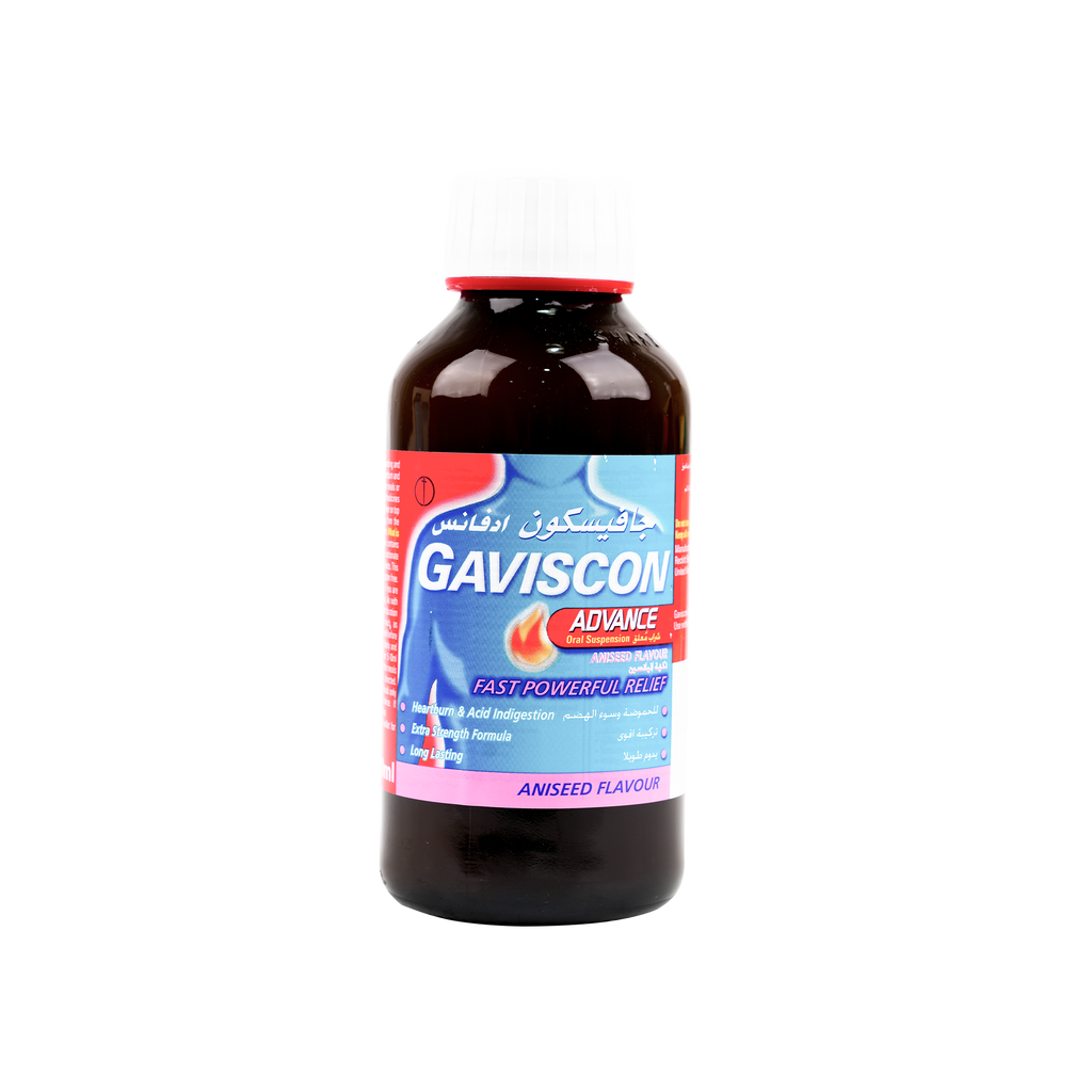 GAVISCON ADVANCE SUSPENSION 300ML-FENNEL (ANISEED)