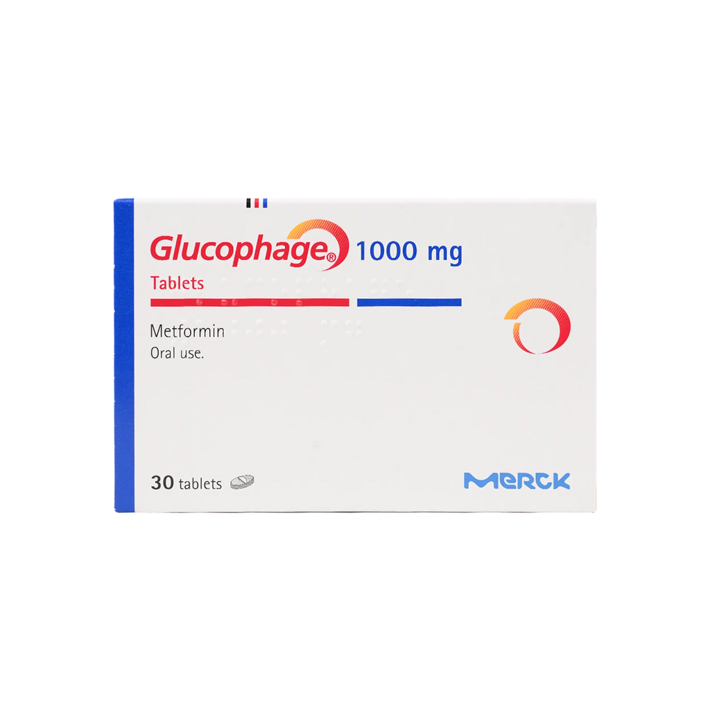 Glucophage 1000Mg 30 Tablets