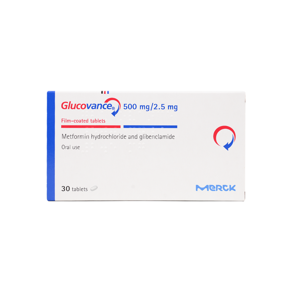 GLUCOVANCE 500MG/2.5MG 30 TABLETS