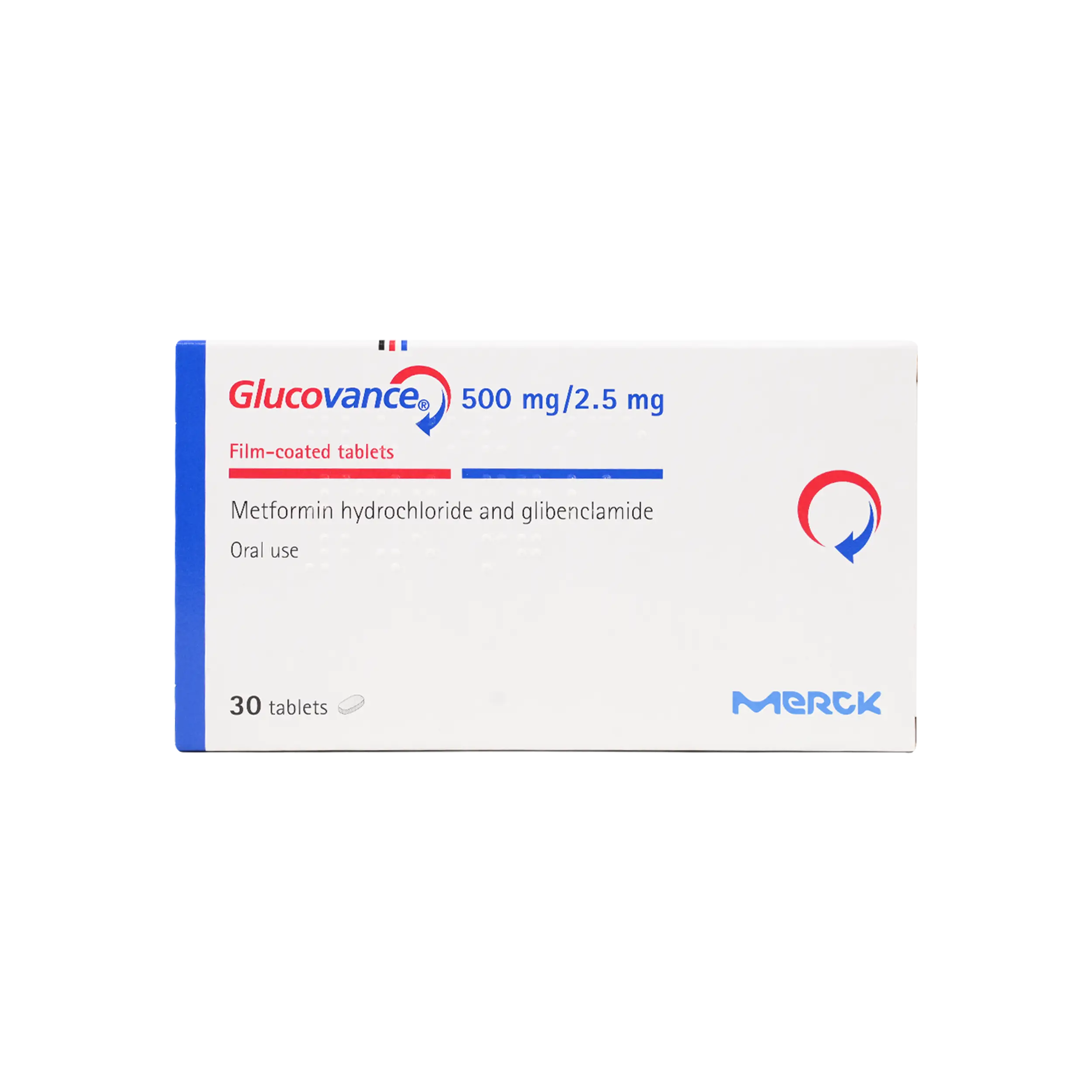 Glucovance 500Mg/2.5Mg 30 Tablets