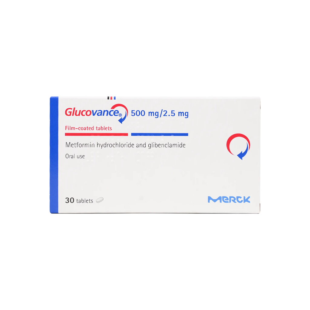 Glucovance 500Mg/2.5Mg 30 Tablets