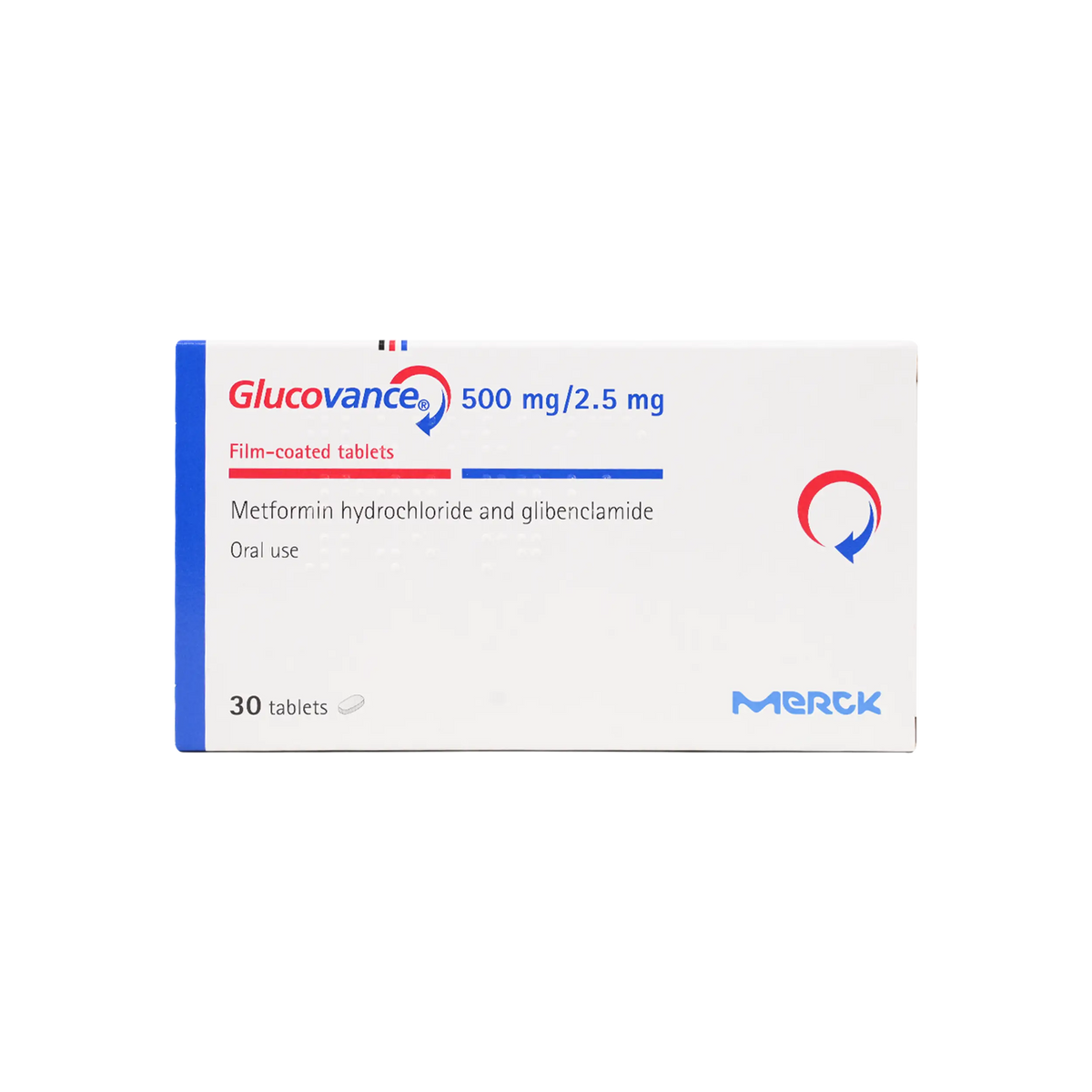 12667-Glucovance 500Mg/2.5Mg 30 Tablets