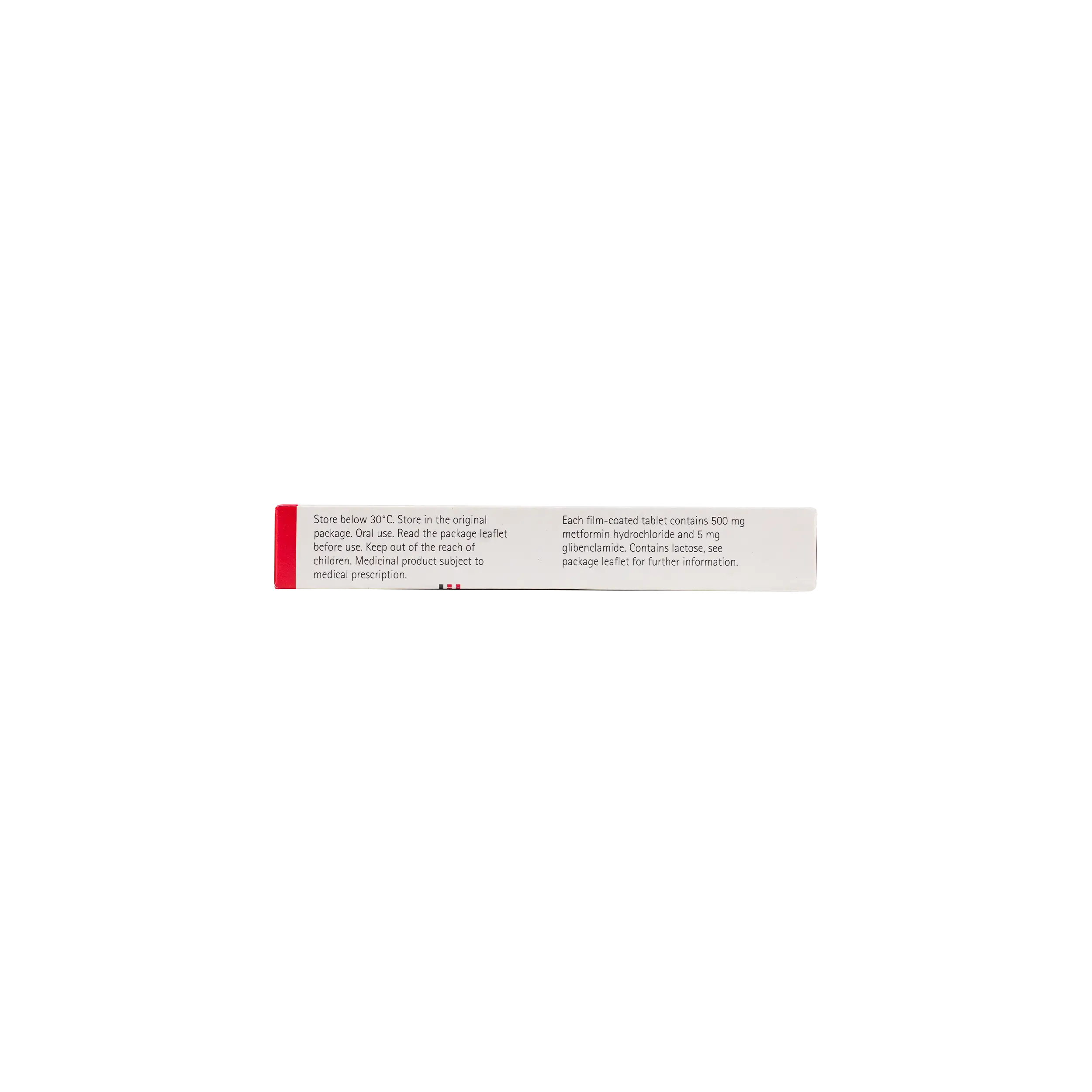 Glucovance 500Mg/5Mg 30 Tablets