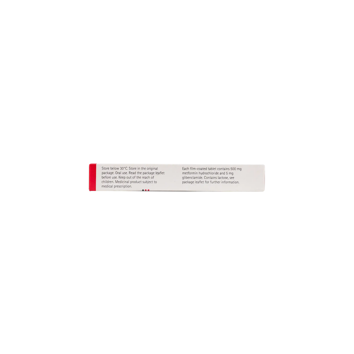 12668-Glucovance 500Mg/5Mg 30 Tablets +1