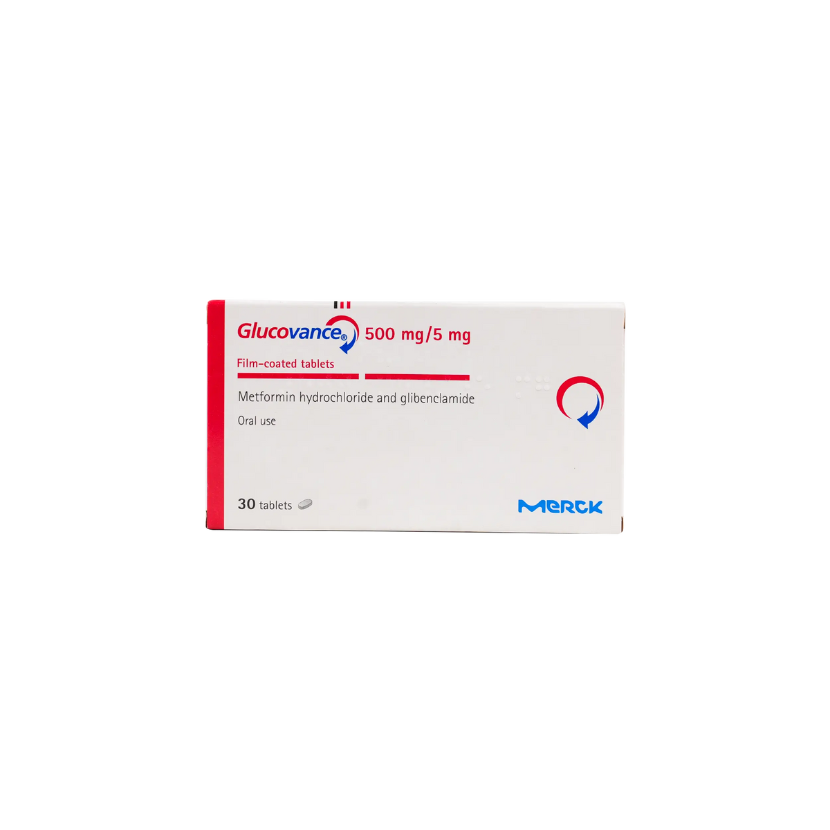 12668-Glucovance 500Mg/5Mg 30 Tablets