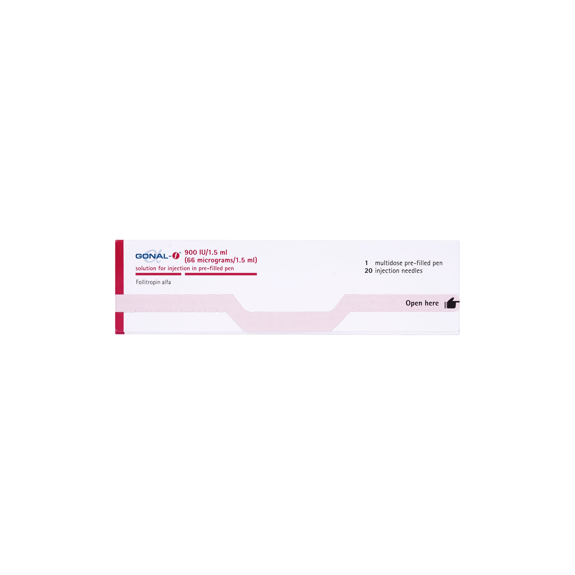 12703-Gonal F 900IU/1.5ml-1 Prefilled Pen 20 Injection Needles +2