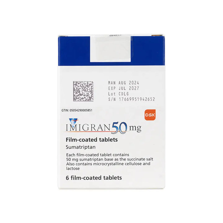 12865-Imigran 50Mg 6 Tab +3