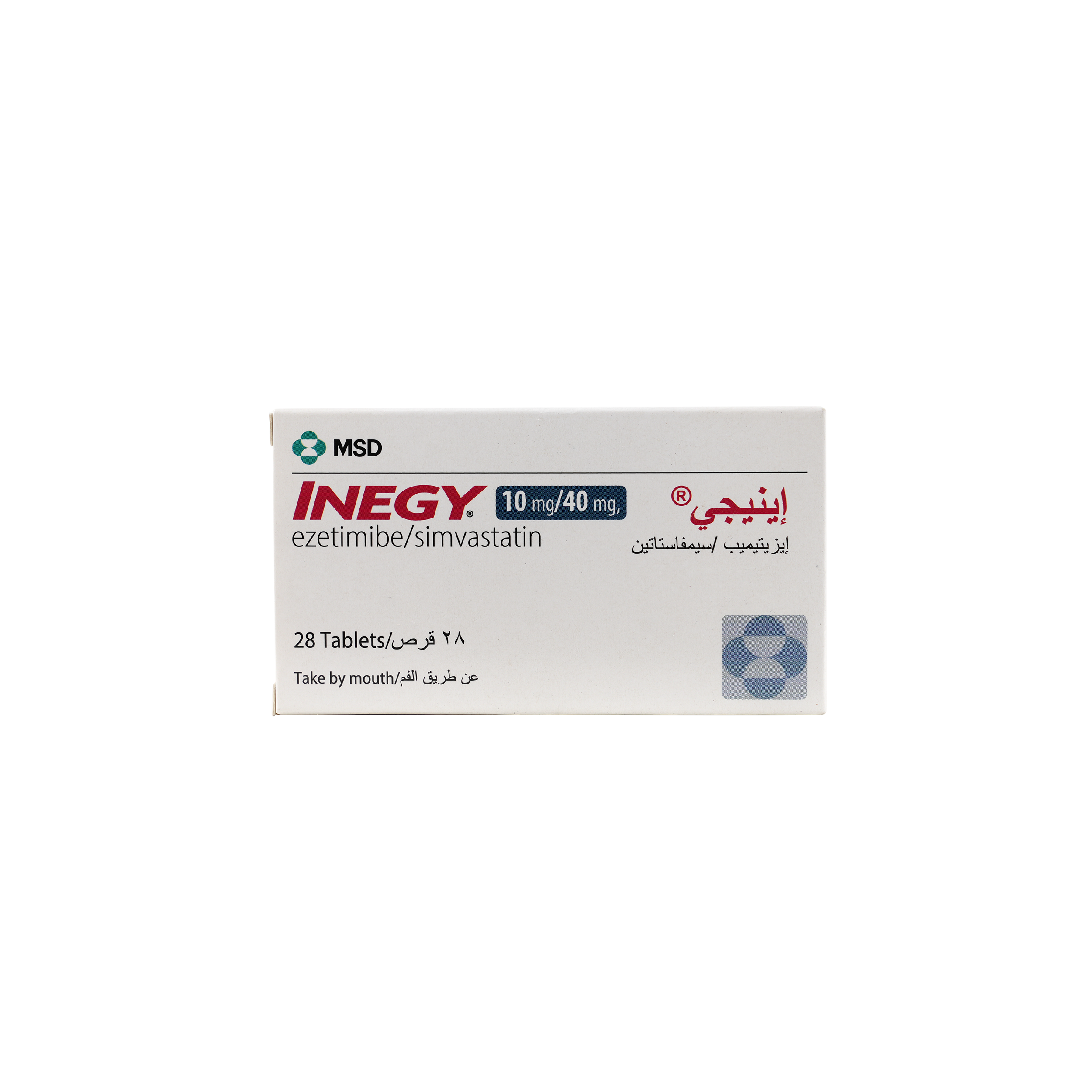 INEGY 10MG/40MG 28 TAB