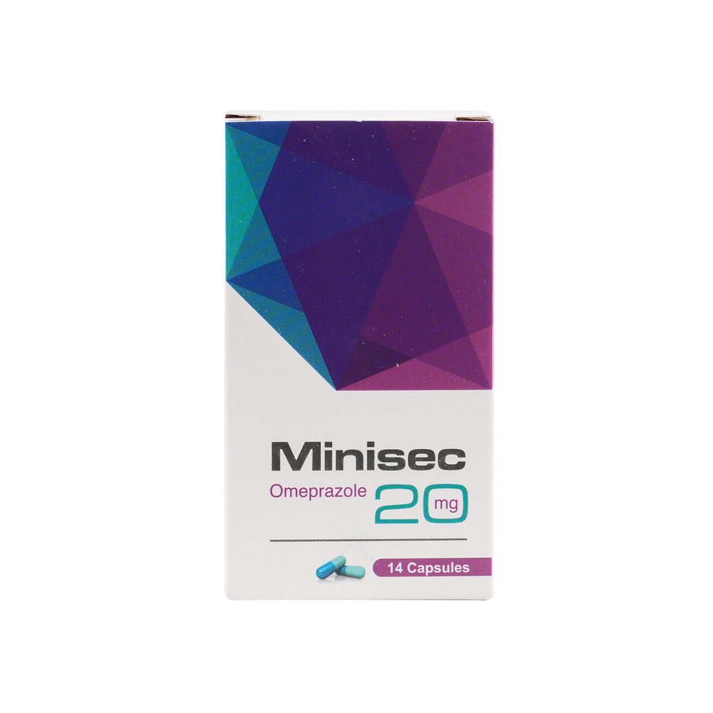 MINISEC 20MG 14 CAP