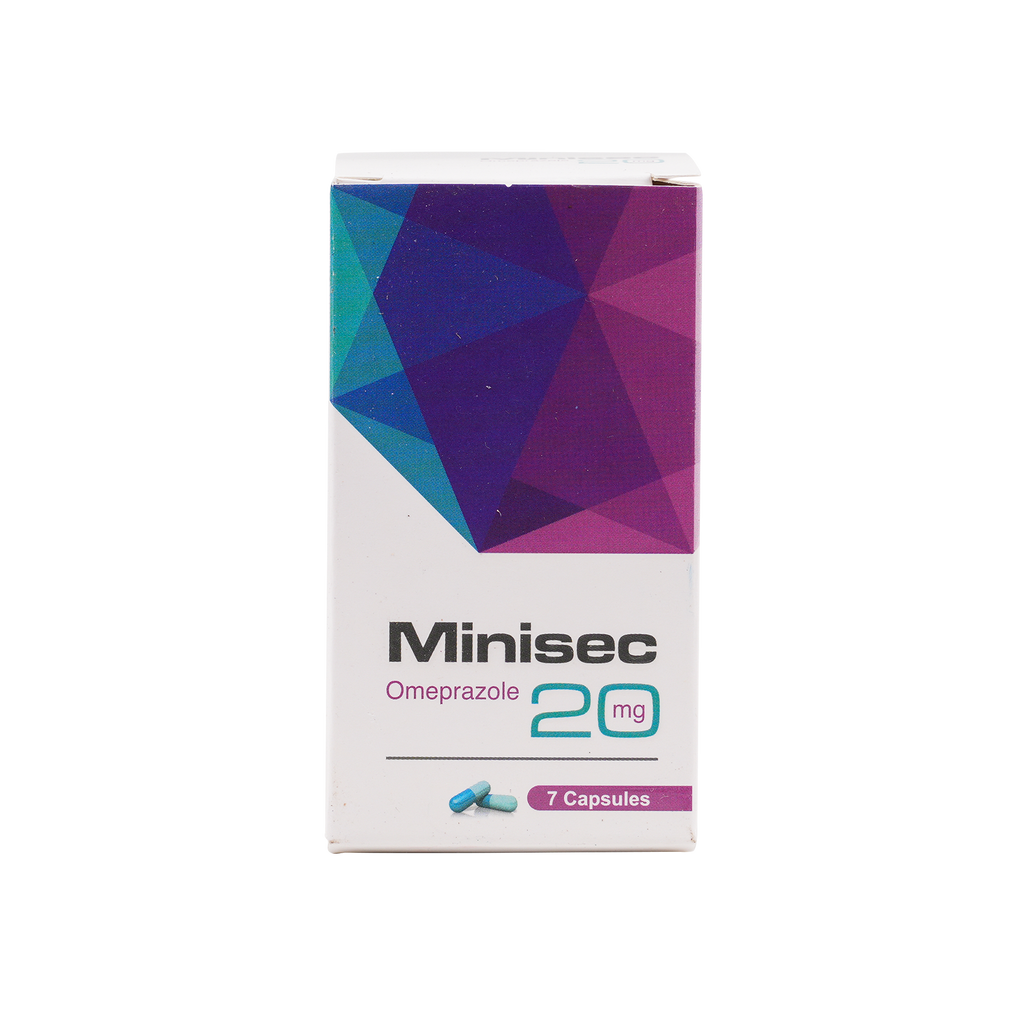 MINISEC 20MG 7 CAP