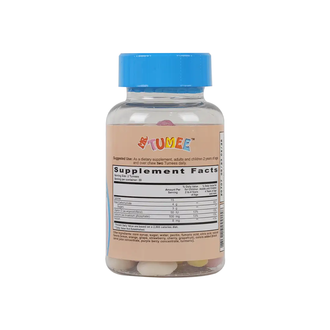 13126-Mr Tumee Calcium Vit-D 60 Gummies +1