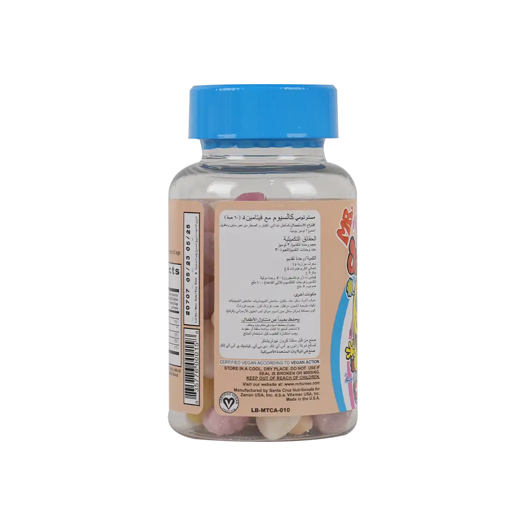 13126-Mr Tumee Calcium Vit-D 60 Gummies +2