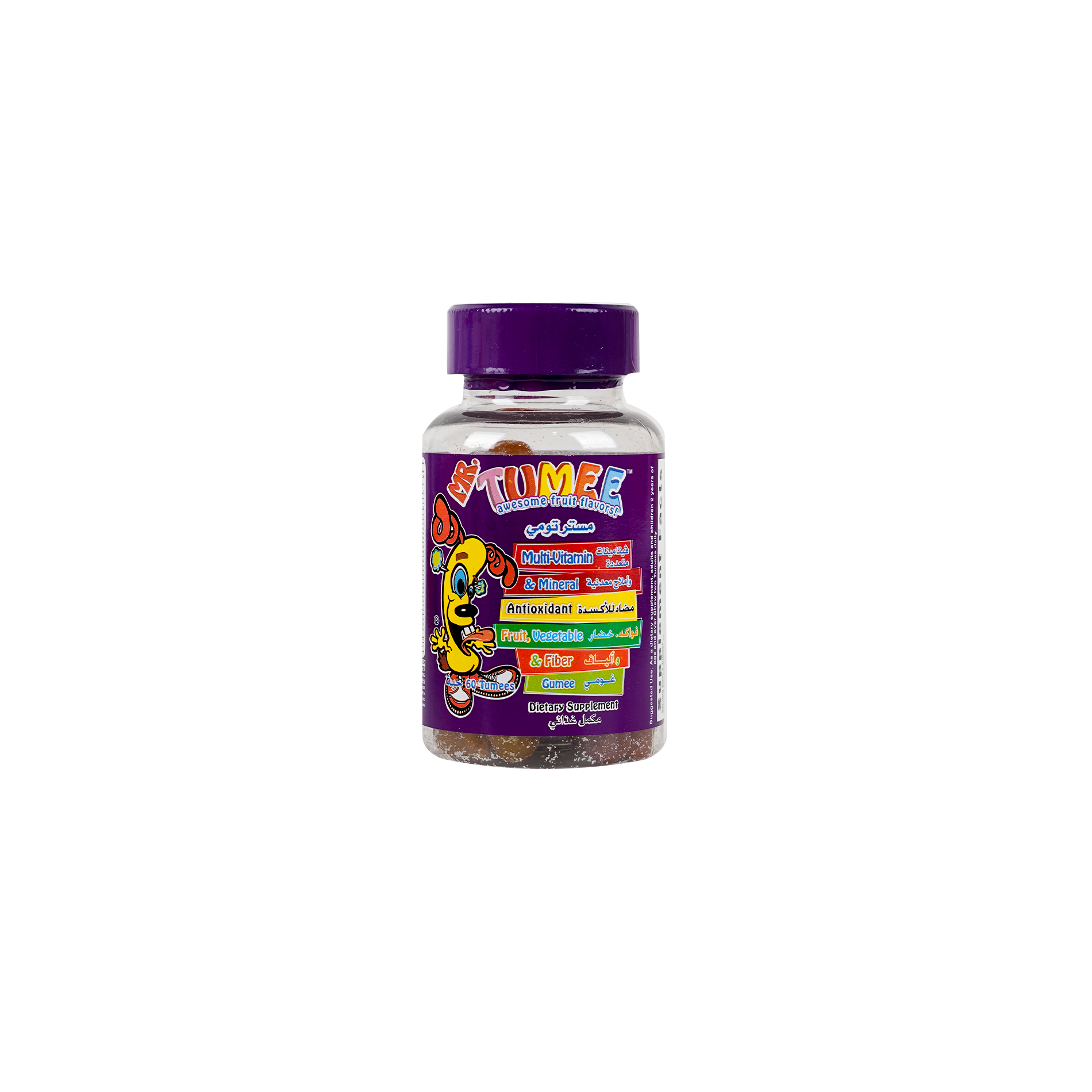 MR TUMEE VEGETABLE MULTI VIT & MINERAL 60 GUMMIES