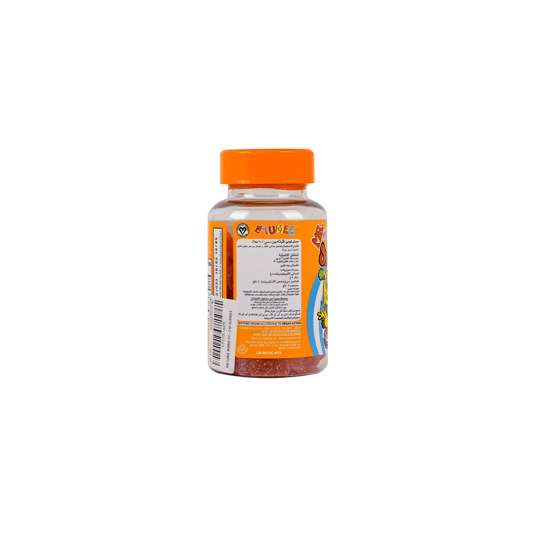 13135-Mr Tumee Worms Vit-C 60 Gummies +2