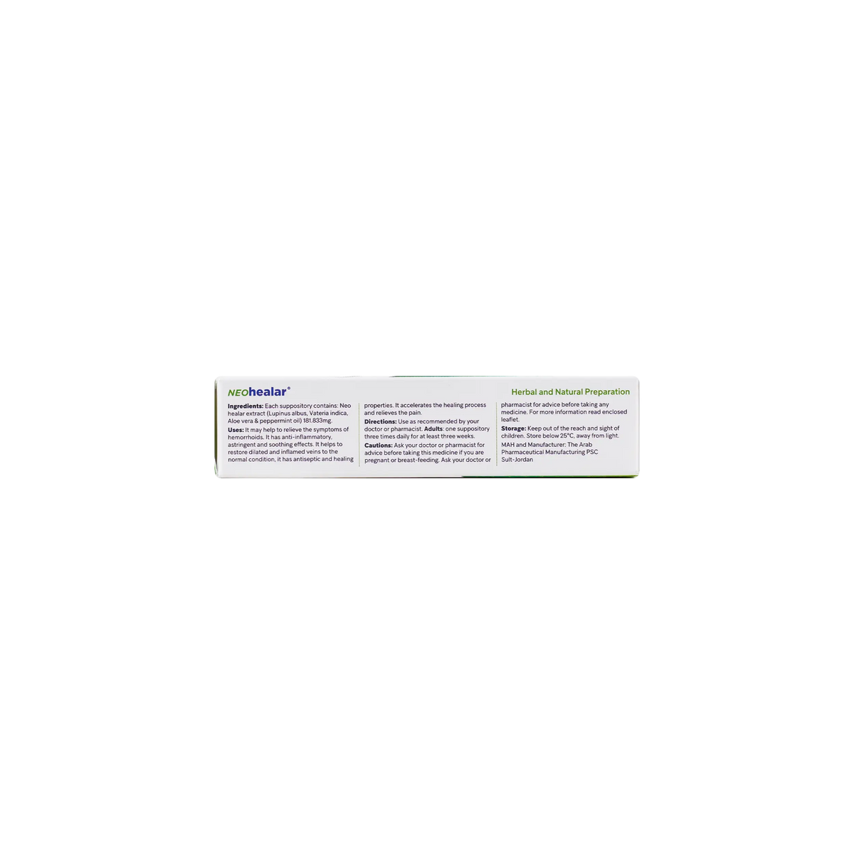 13291-Neo Healar 10 Suppositories +1