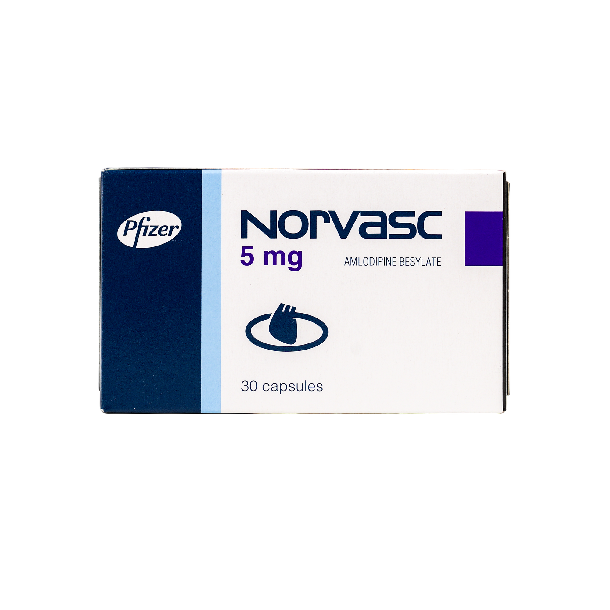 NORVASC 5MG 30 CAPSULES