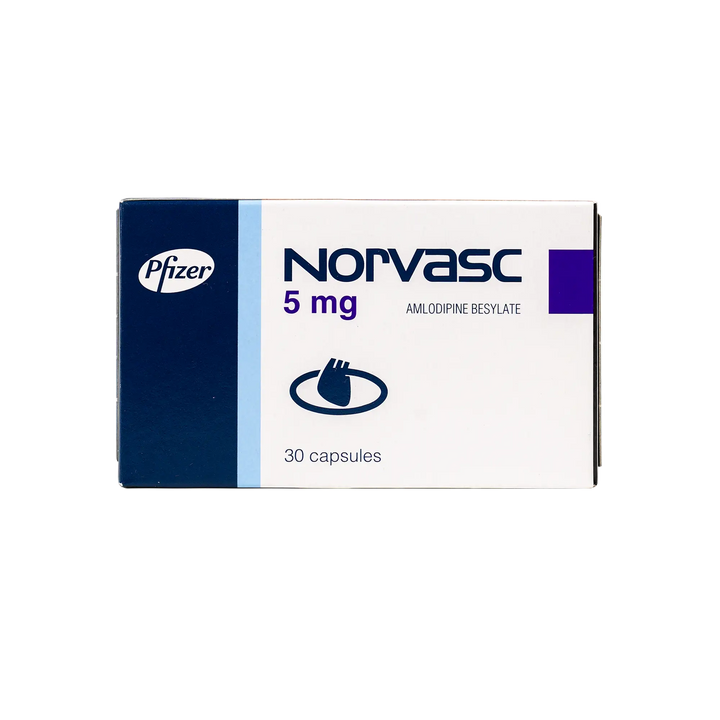 13408-Norvasc 5Mg 30 Capsules +3
