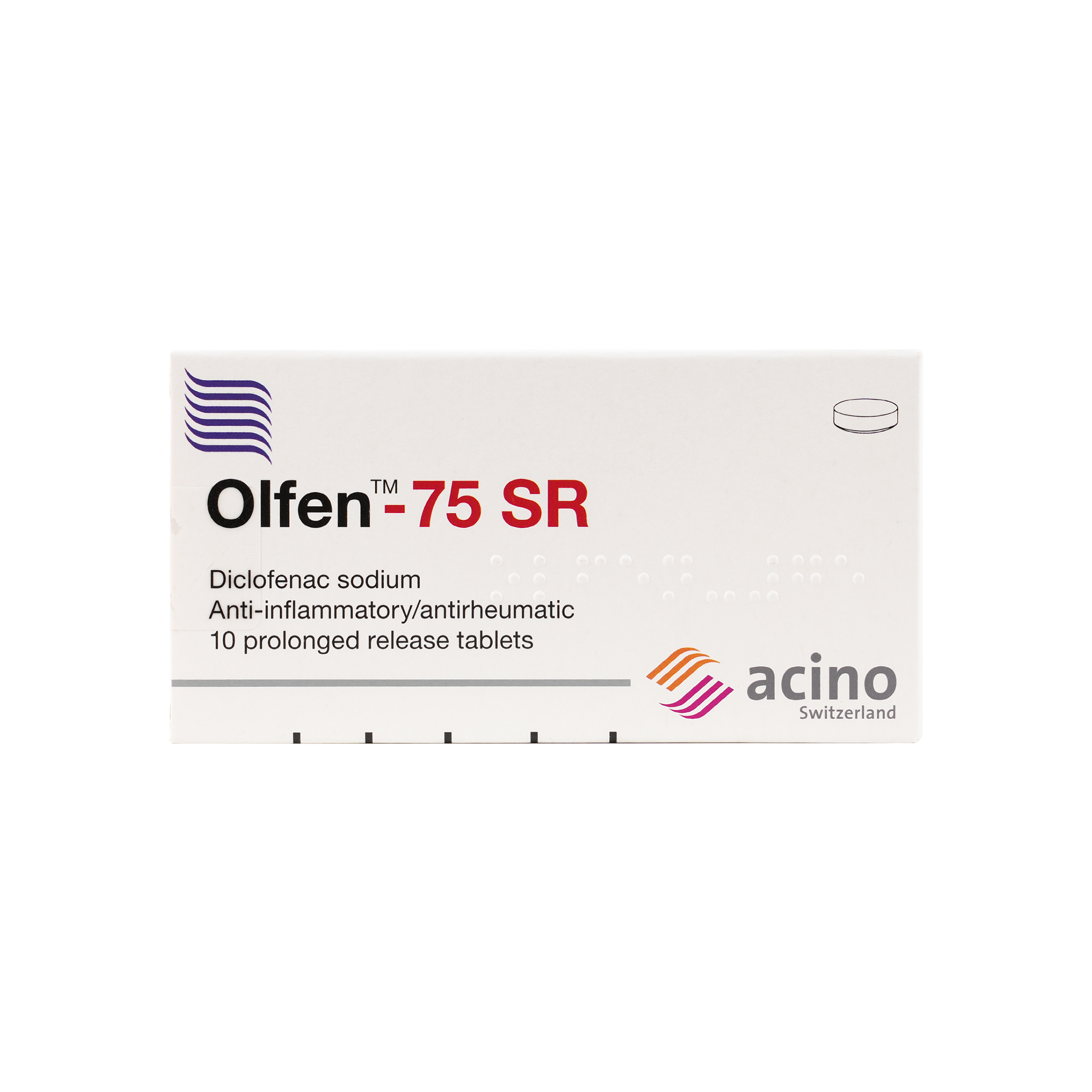 OLFEN 75 MG SR 10 TAB