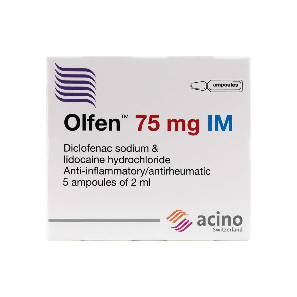 OLFEN 75MG 2ML 5 AMPOULES