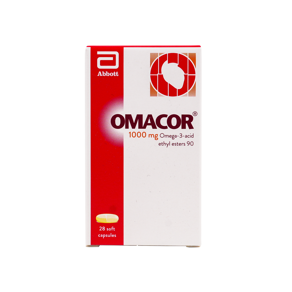 OMACOR 1000MG 28 CAPSULES