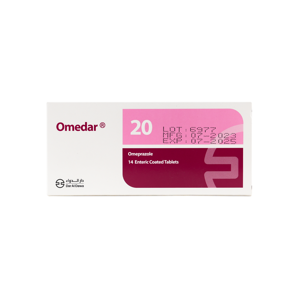 OMEDAR 20MG 14 TABLETS