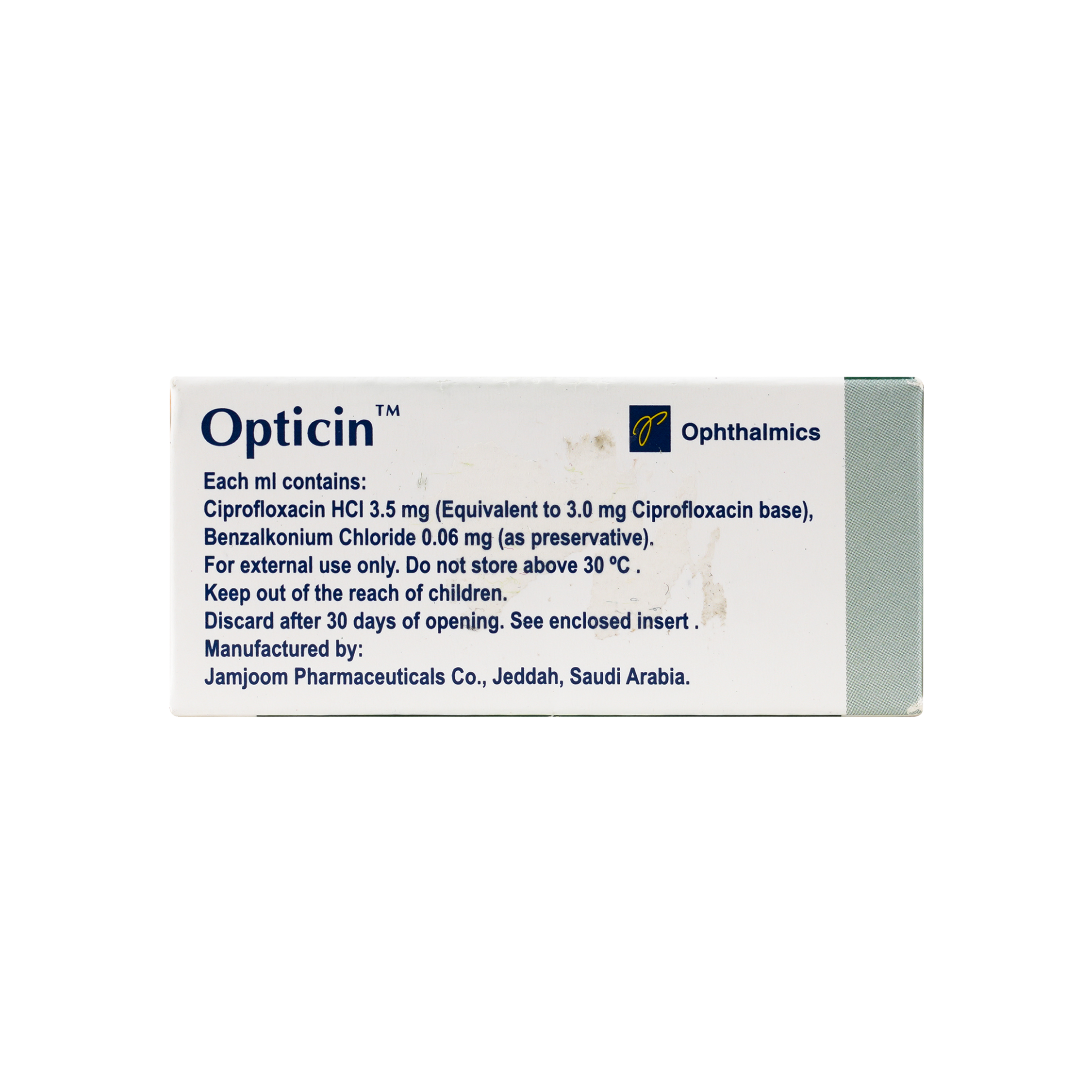 OPTICIN SOLN 0.3% 5ML