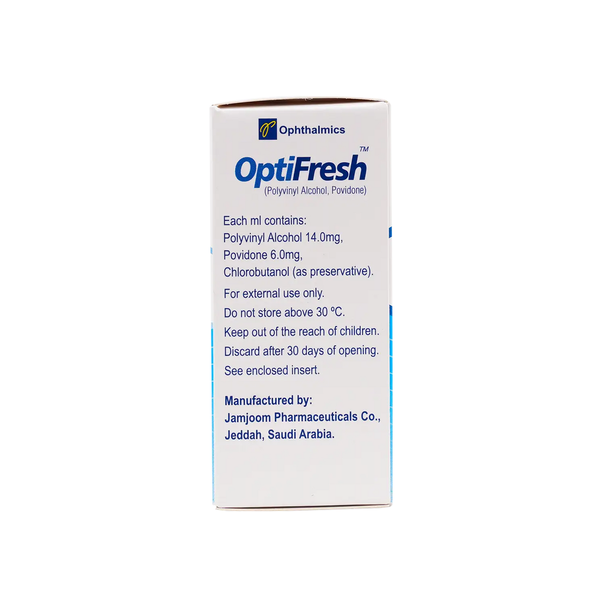 13529-Optifresh Opthalmic Eye Solution 10Ml +1