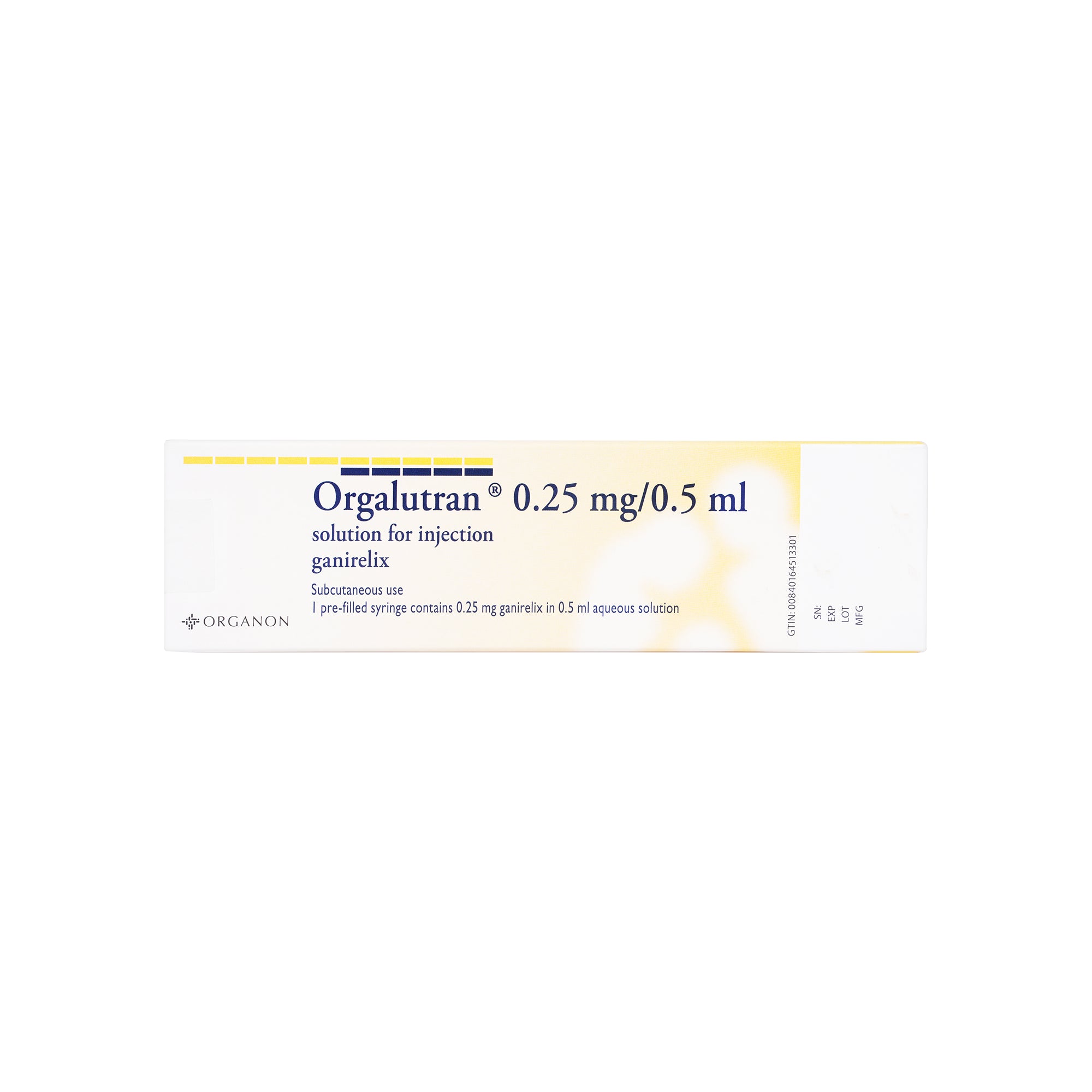 13544-Orgalutran Soln.For Inj. 0.25Mg/0.5Ml 1 Syr