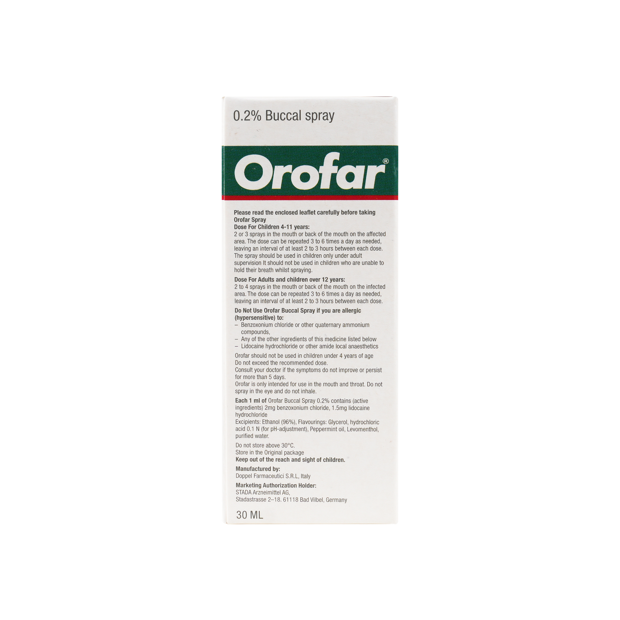 OROFAR SPRAY 30 ML